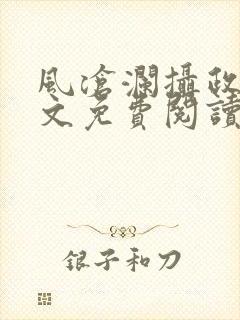 风沧澜摄政王全文免费阅读