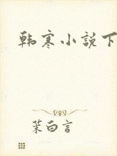 韩寒小说下载