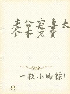 老公宠妻太甜蜜全本免费