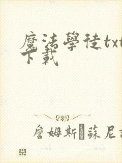 魔法学徒txt下载