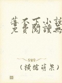 落不下小说全文免费阅读无弹窗