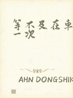 等不及在车里做一次