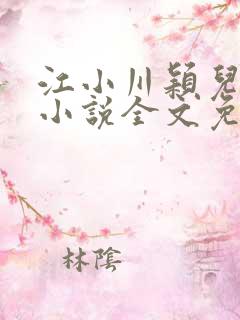 江小川颖儿穿越小说全文免费阅读