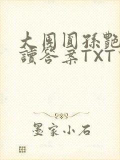 大团圆孙艳梅阅读答案TXT下载