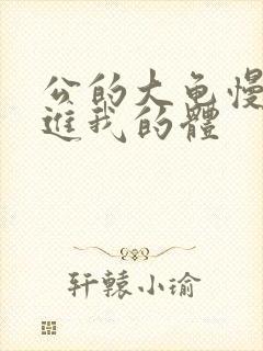 公的大龟慢慢挺进我的体