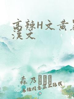 高辣H文黄暴糙汉文
