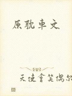 原耽车文