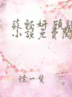 苏轻妍 顾辞笙小说免费阅读