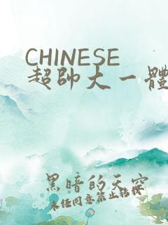 CHINESE超帅大一体育系精牛