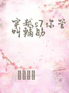 穿越s7你管这叫辅助