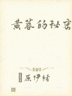 黄蓉的秘密