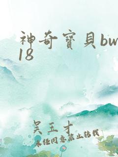 神奇宝贝bw118