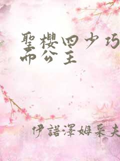 圣樱四少巧遇千面公主