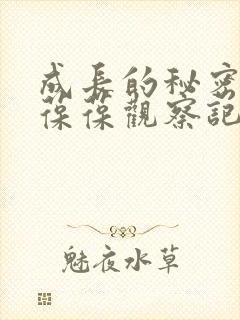 成长的秘密毛毛葆葆观察记录