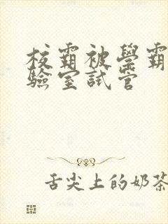 校霸被学霸压实验室试管