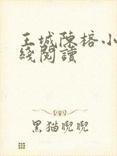 王城陈榕小说在线阅读