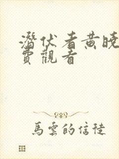 潜伏者黄晓明免费观看