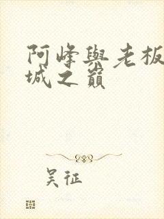 阿峰与老板娘倾城之巅