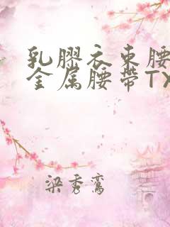 乳胶衣束腰勒紧金属腰带TXT