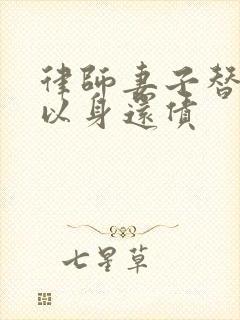 律师妻子替丈夫以身还债