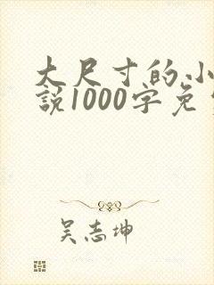 大尺寸的小黄说说1000字免费阅读