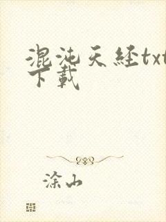 混沌天经txt下载