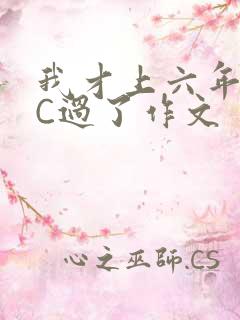 我才上六年级就C过了作文