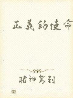 正义的使命小说