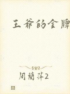 王爷的金牌暗卫