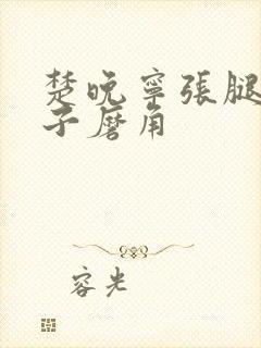 楚晚宁张腿放棋子磨角