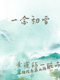 一念初雪