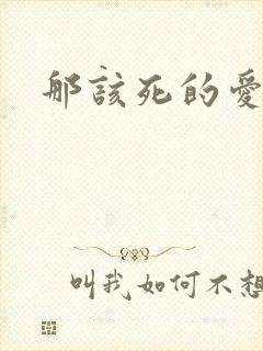 那该死的爱番外