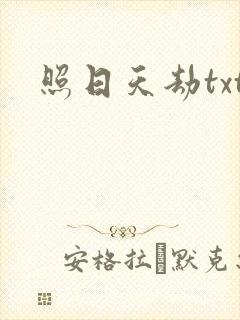 照日天劫txt