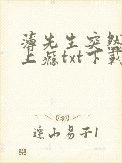 薄先生突然黏她上瘾txt下载