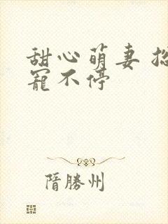 甜心萌妻 总裁宠不停