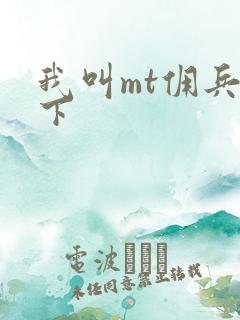 我叫mt佣兵天下