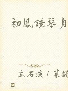 初凤镜琴月镜