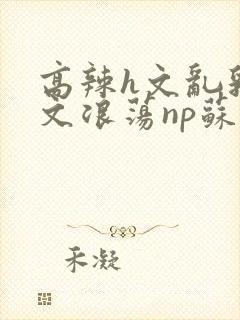 高辣h文乱乳h文浪荡np苏夏