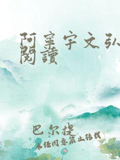 阿宁宇文弘免费阅读