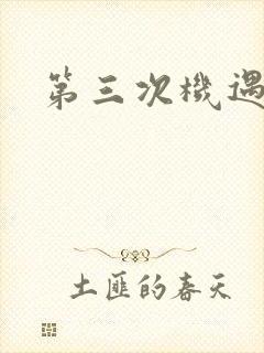 第三次机遇