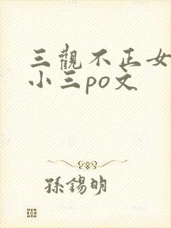 三观不正女主是小三po文