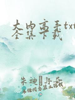 大内高手txt全集下载