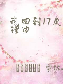 我回到17岁的理由