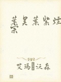 叶昊叶紫烟老祖宗