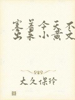 塞着今天不准拿出来小黄文