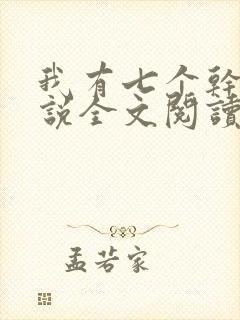 我有七个干妈小说全文阅读