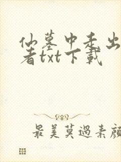 仙墓中走出的强者txt下载