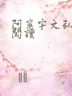 阿宁宇文弘免费阅读