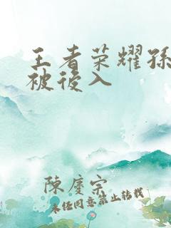 王者荣耀孙尚香被后入