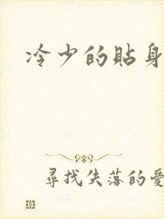 冷少的贴身女人